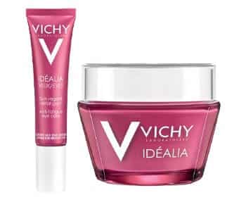 Vichy ideala eye cream and eye cream.