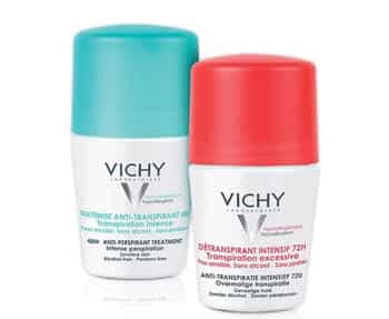 Vichy anti-perspirant deodorant roll-on.