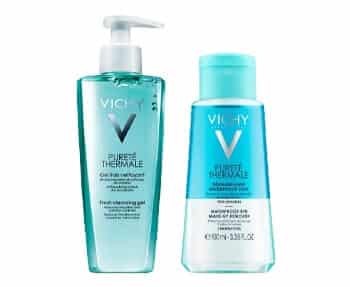 Vichy hyaluronic acid facial cleanser and body wash.