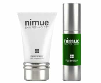A tube of Nimue Ranges skin technology and a tube of Nimue Ranges skin technology.