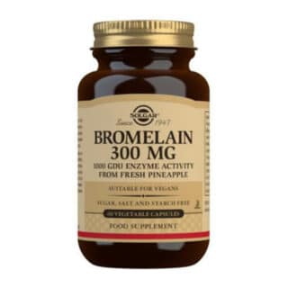 Solgar - Digestive Aids - Bromelain 300mg Vegetable Capsule - Size: 60