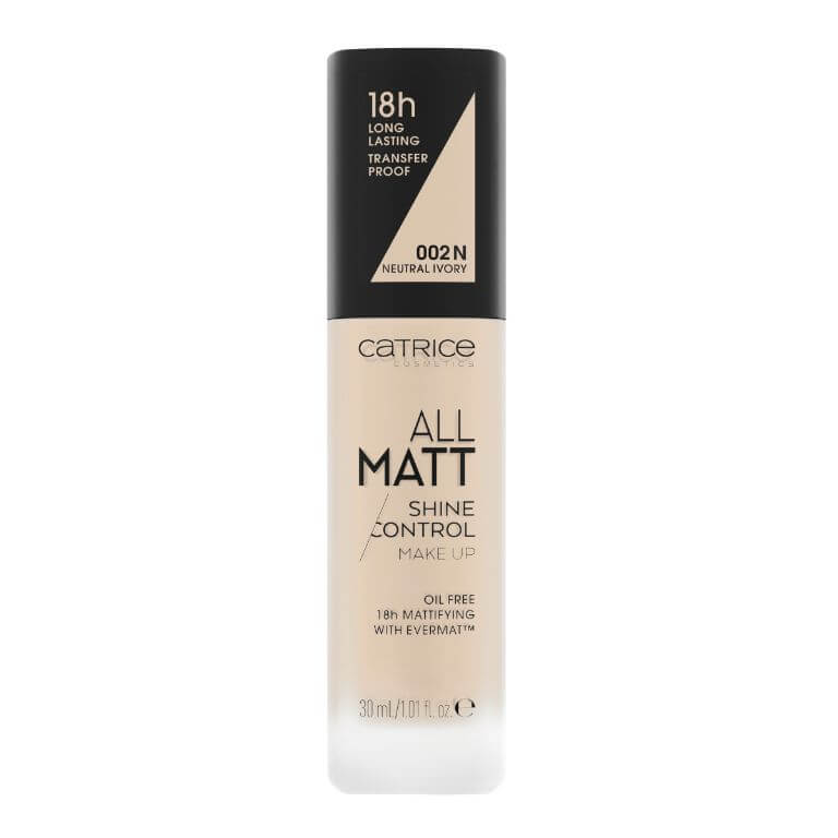 Catrice - All Matt Shine Control Make-up Neutral Ivory 002 N