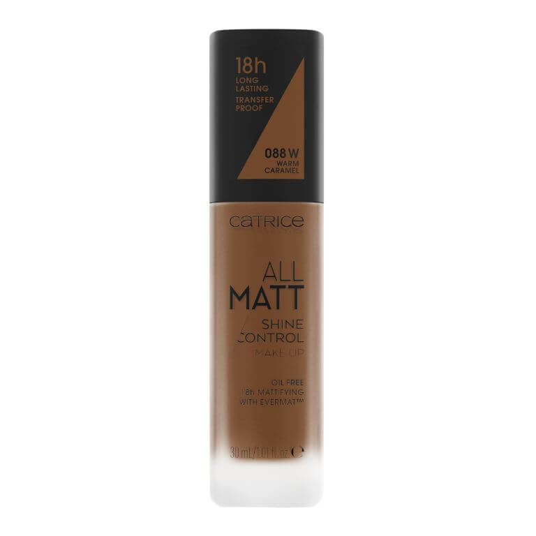 Catrice - All Matt Shine Control Make-up Warm Caramel 088 W