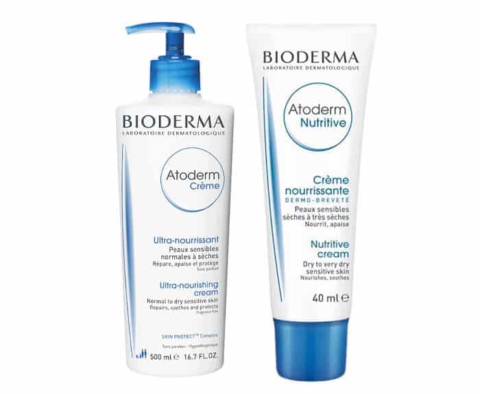 Bioderma adodem cream and a tube of adodem cream.