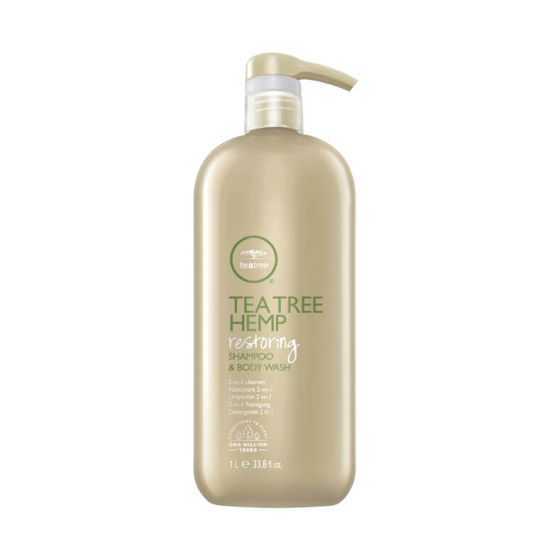 Paul Mitchell - Tea Tree Hemp Restoring Shampoo+Body Wash 1L