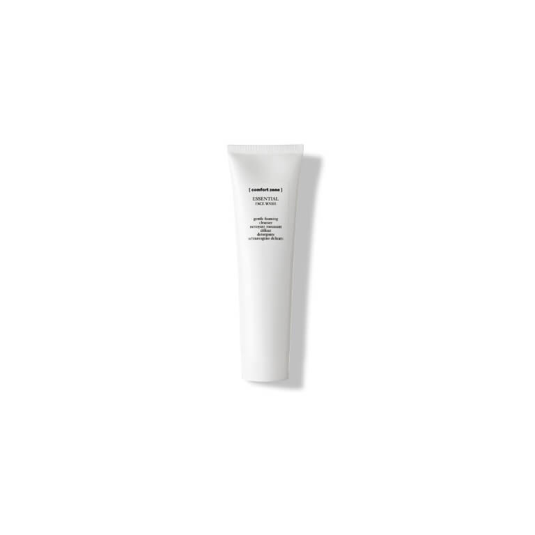 A tube of Comfort Zone - Essential Face Wash on a white background.