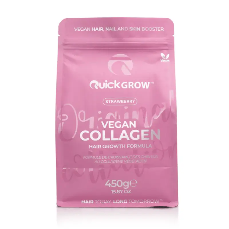 Quick Grow Strawberry Vegan Collagen Shake 450g