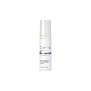 A tube of OLAPLEX No. 9 Bond Protector Nourishing Hair Serum on a white background.
