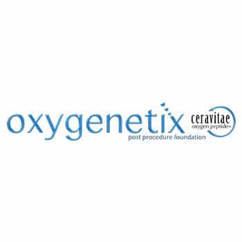The logo for oxygenetix on a white background.