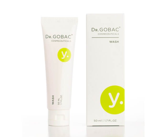 A tube of dr gobac's y face cream.