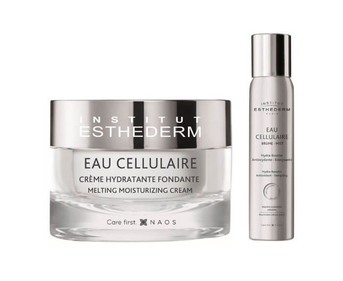 Esthederm eau cellulaire hydrating cream and cream.