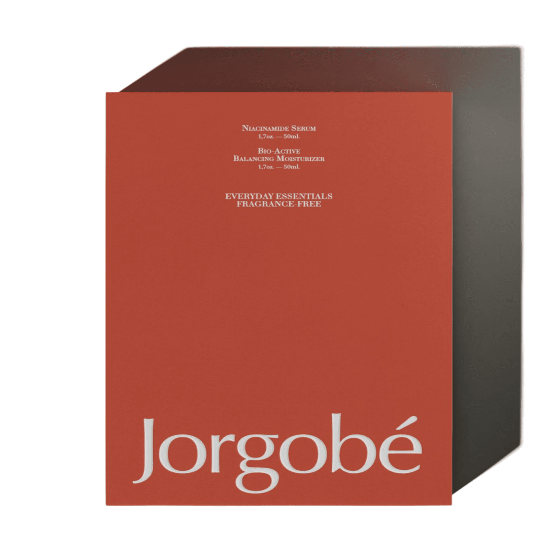The Jorgobé - Everyday Essentials Fragrance Free cover features the word "Jorgobé" prominently displayed.