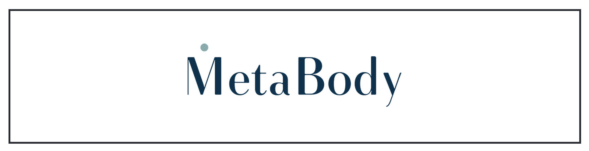 Metabody logo on a white background.