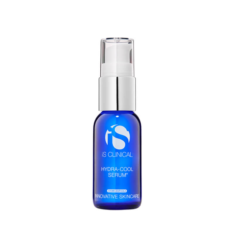 A bottle of el cosmeceutical hyaluronic cool serum on a white background.