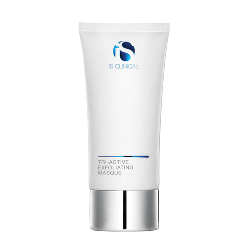 A tube of cosmeceutical exfoliating mask on a white background.