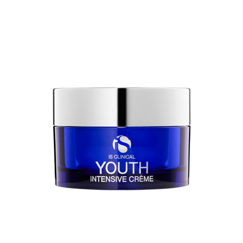 Youth intensive cream on a white background.