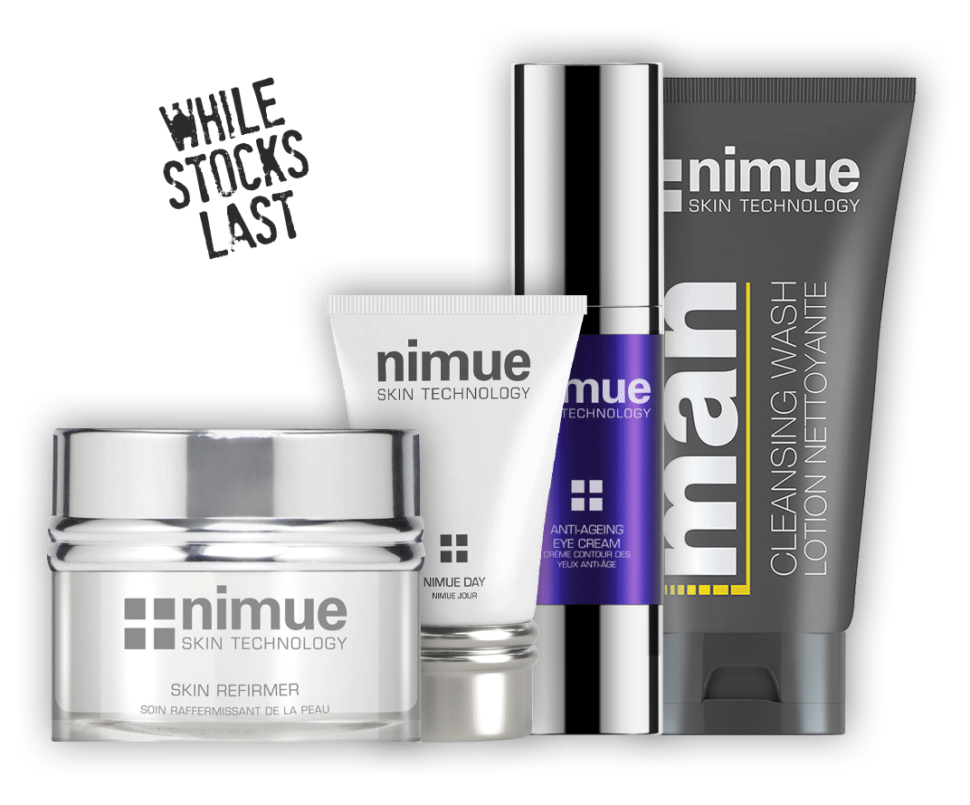 Nimue Men's skin care kit from the Nimue Ranges.