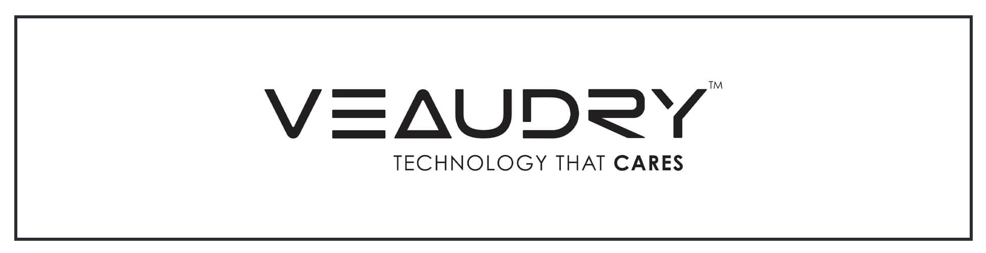A logo for veaudry technology cards.