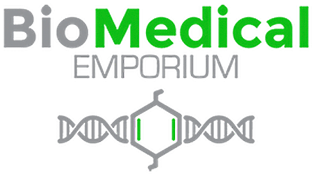 Biomedical emporium logo.