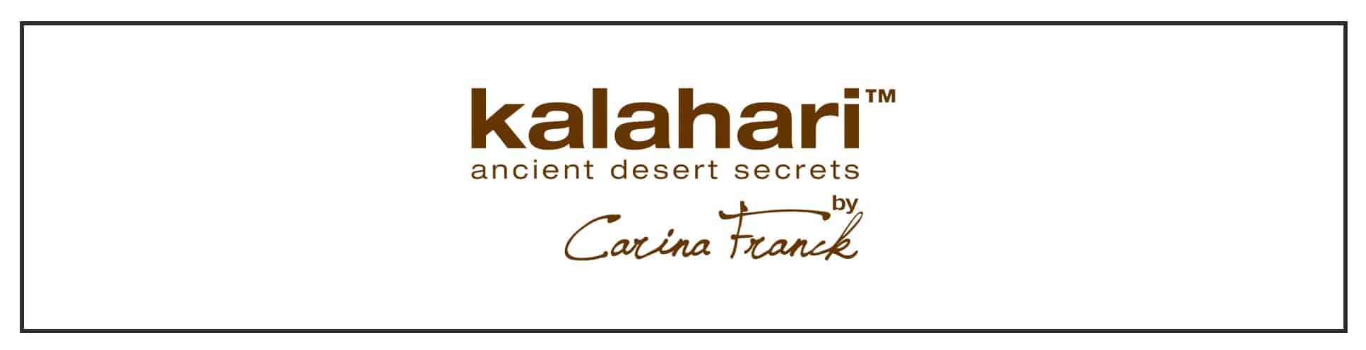 The logo for kalahar's ancient desert services.
