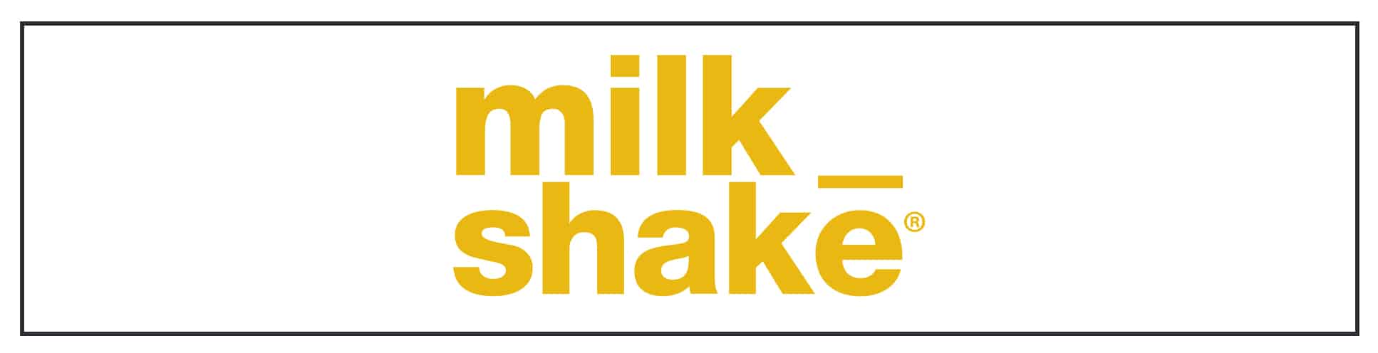 The milk shake logo on a white background.