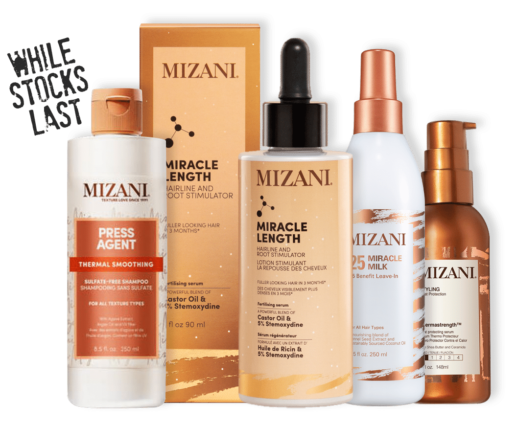 Mizani miracle hair care bundle.