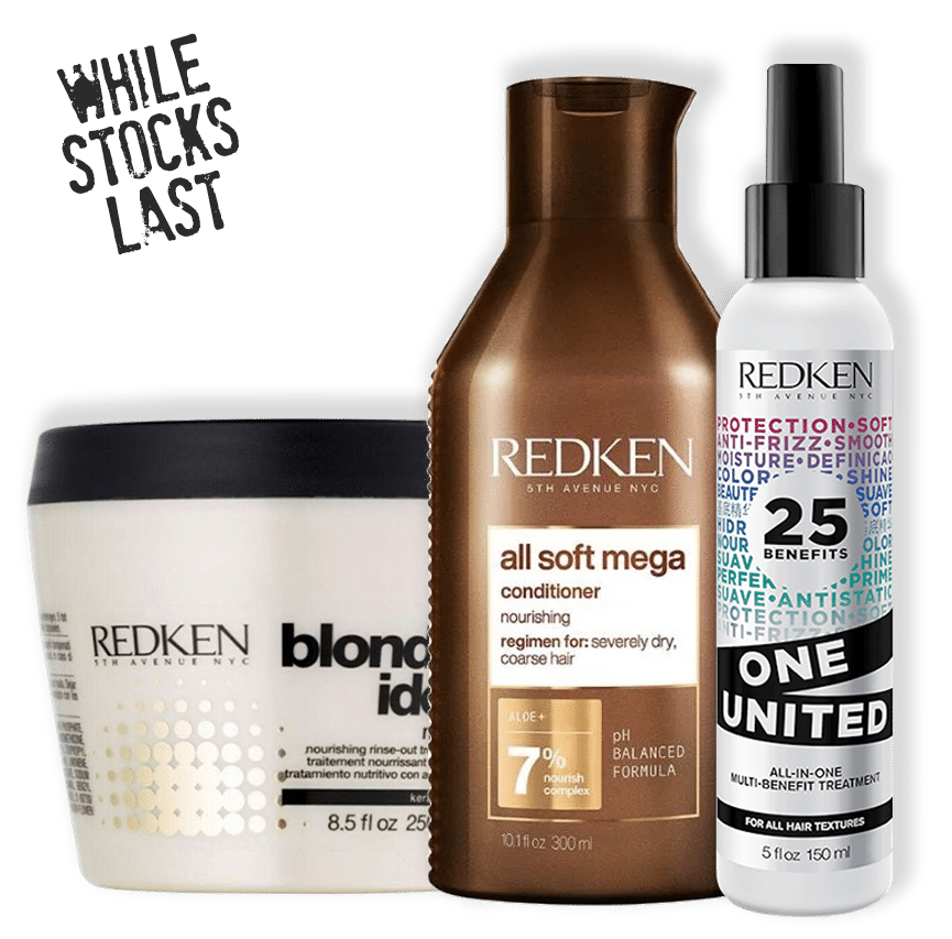 Redken hair care products.