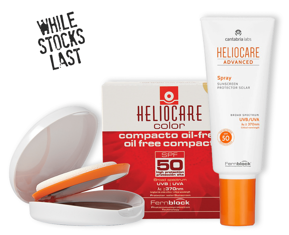 Heliocare spf 50 protection.