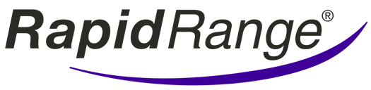 Rapid range logo on a green background.