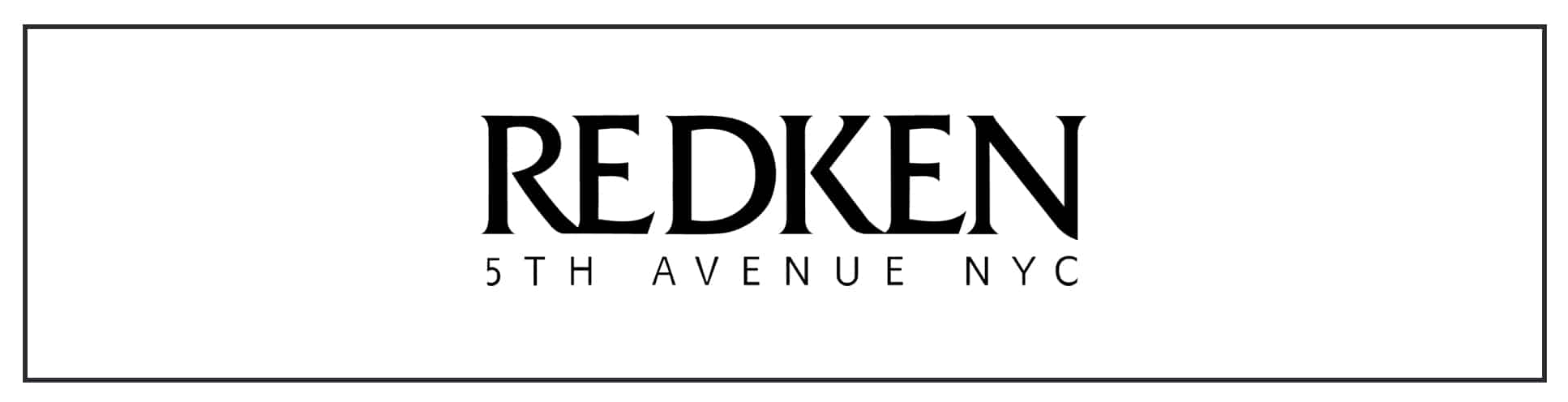 The logo for redken 5th avenue nyc.