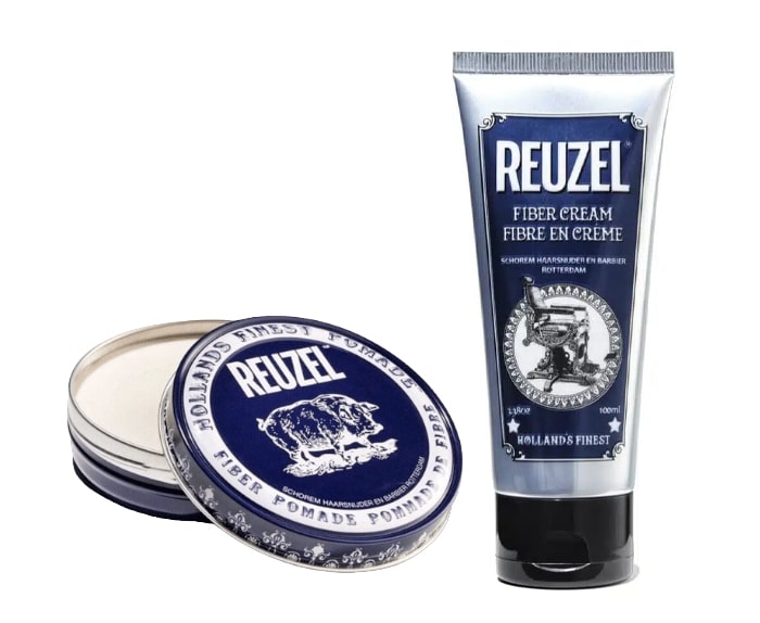 Reuzel beard cream and tin.