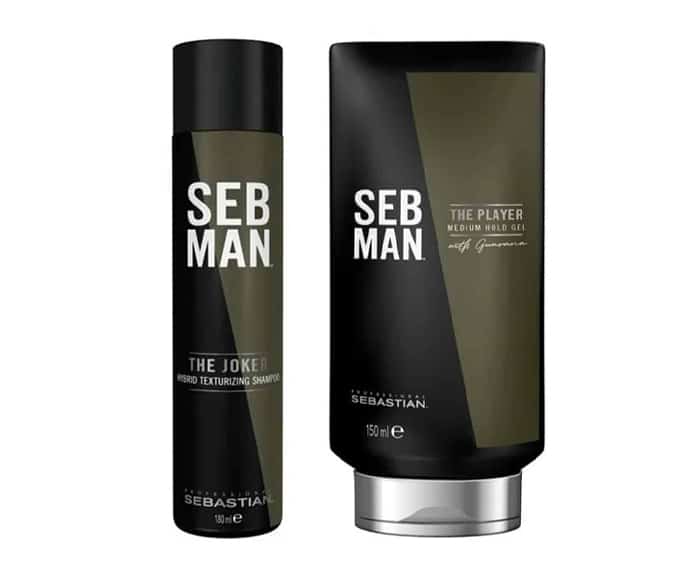 Seb man shampoo and conditioner set.