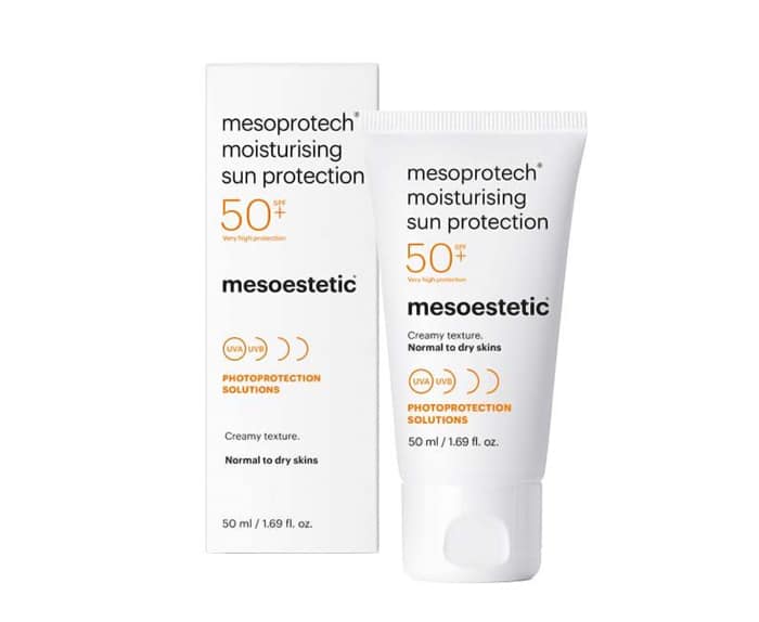 Mesotec spf 50 sun protection cream.
