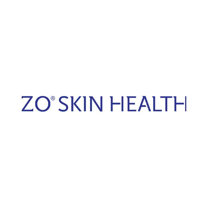 Zo's skin health logo on a white background.