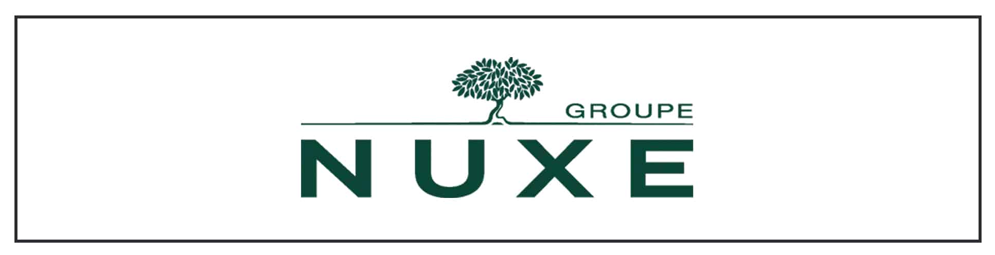 Groupe nuxe logo on a white background.