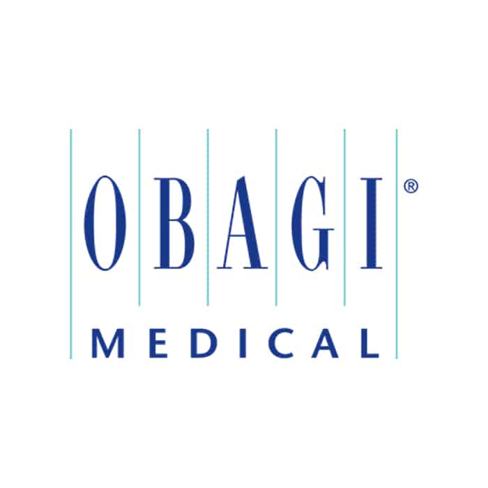 Obagi medical logo on a white background.