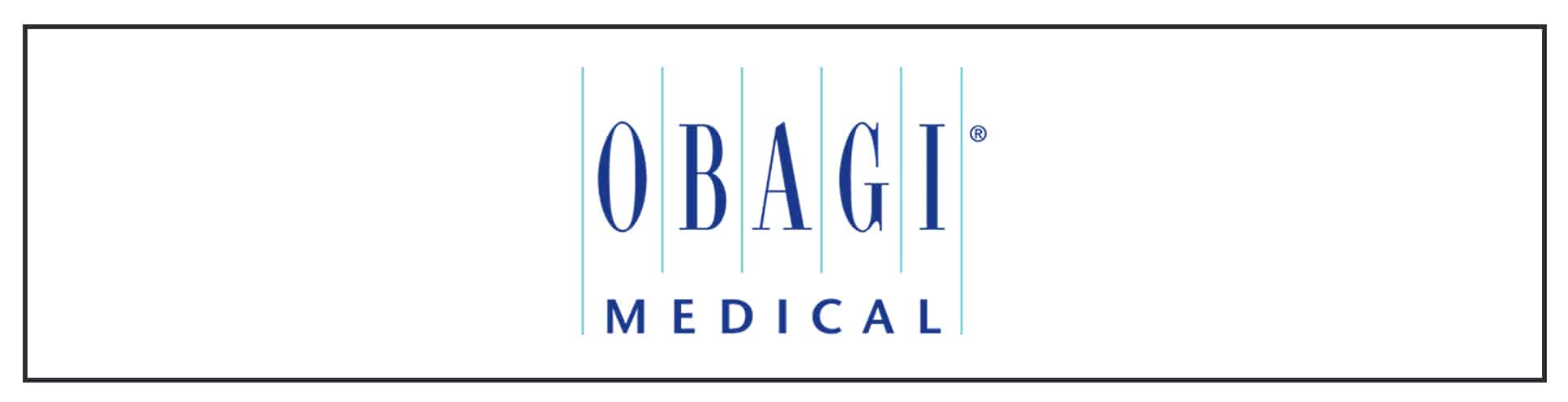 Obagi medical logo on a white background.