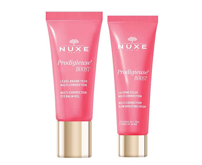 Nuxe professional rosy glow set.