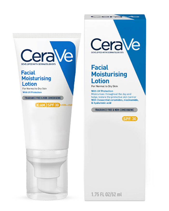 CeraVe - AM Facial Moisturizing Lotion with Suncreen SPF30 52ml