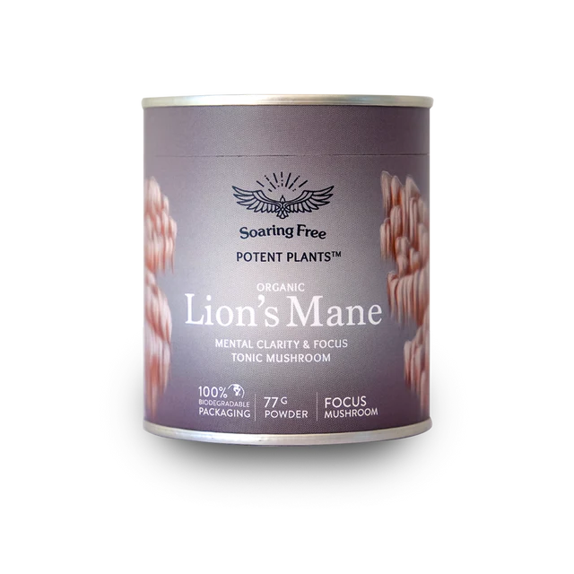 Soaring Free Lion's Mane Mushroom Powder - 77g 1 Soaring Free - Lion's Mane Mushroom Powder - 77g