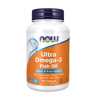 NOW Foods - Ultra Omega-3 (Bovine Gelatin) - 90 Softgels