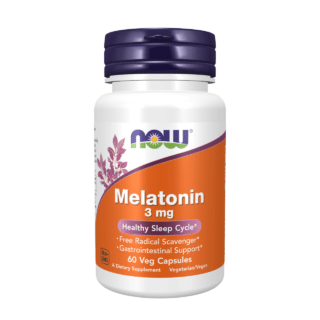 NOW Foods - Melatonin 3mg - 60 Veg Capsules