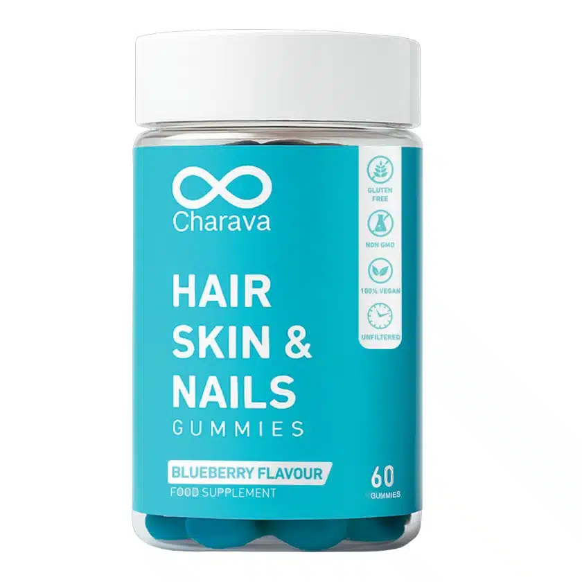Charava Hair, Skin & Nails Gummies 60 1 Charava Hair, Skin & Nails Gummies 60