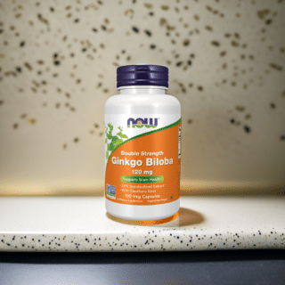 NOW Foods Ginkgo Biloba Double Strength 120 mg - 100 Veg Capsules