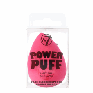 W7 Power Puff - Face Blender Sponge - Hot Pink