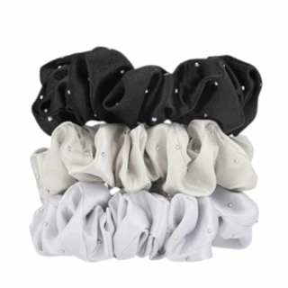 W7 Silky Knots Bauble 3PC Diamante Scrunchies Set 3 W7 Silky Knots Bauble 3PC Diamante Scrunchies Set