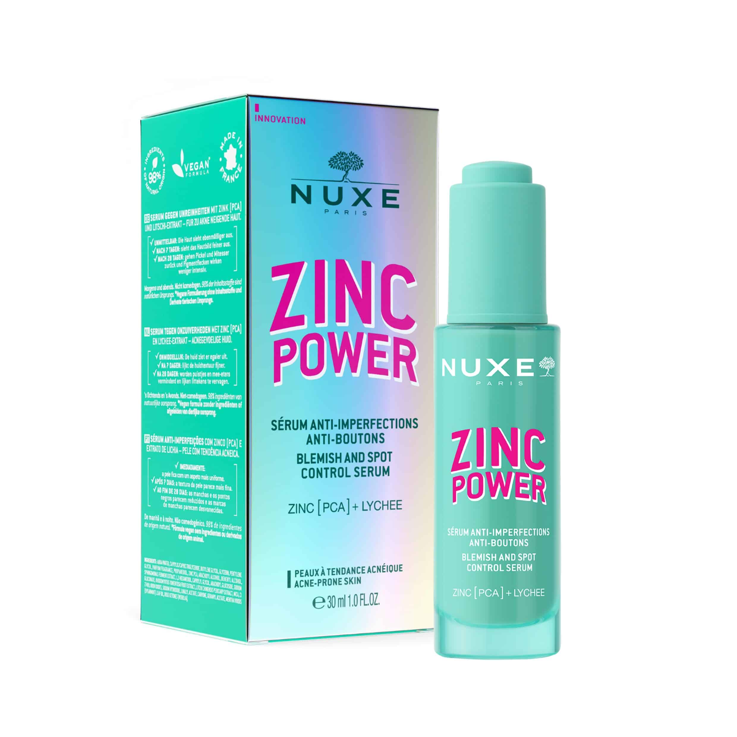NUXE Zinc Power Blemish and Spot Control Serum 30ml | Cosmetology