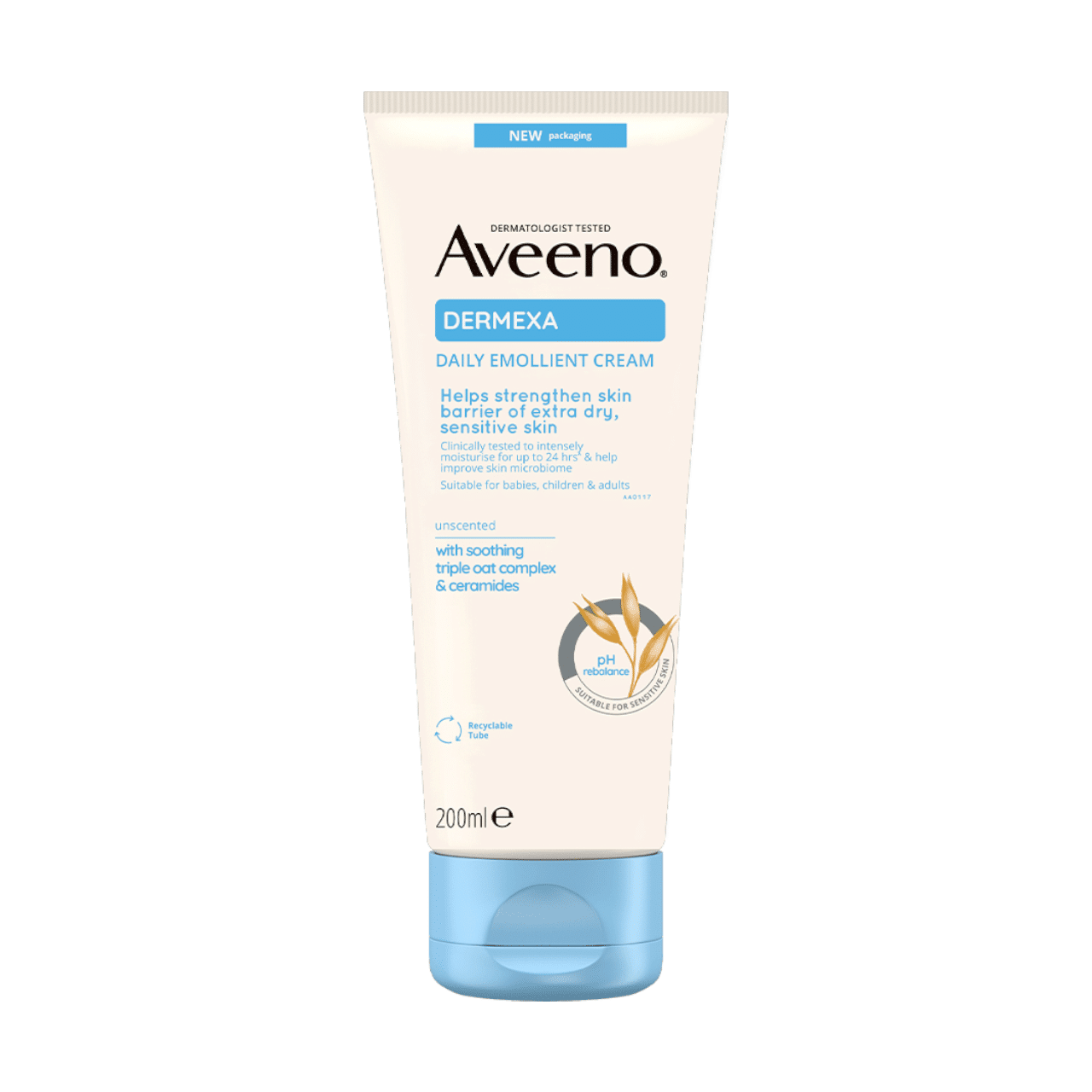 Aveeno Dermexa Emollient Cream 200ml | Cosmetology.co.za