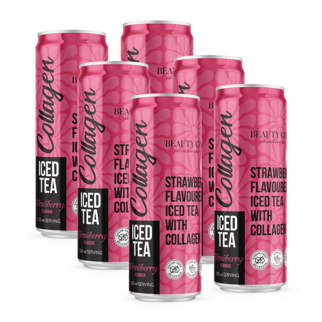 Beauty Gen Collagen Strawberry Iced Tea 300ml 1 Beauty Gen Collagen Strawberry Iced Tea 300ml