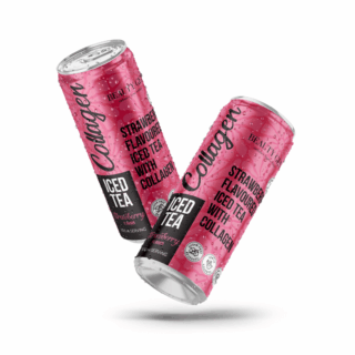 Beauty Gen Collagen Strawberry Iced Tea 300ml 4 Beauty Gen Collagen Strawberry Iced Tea 300ml